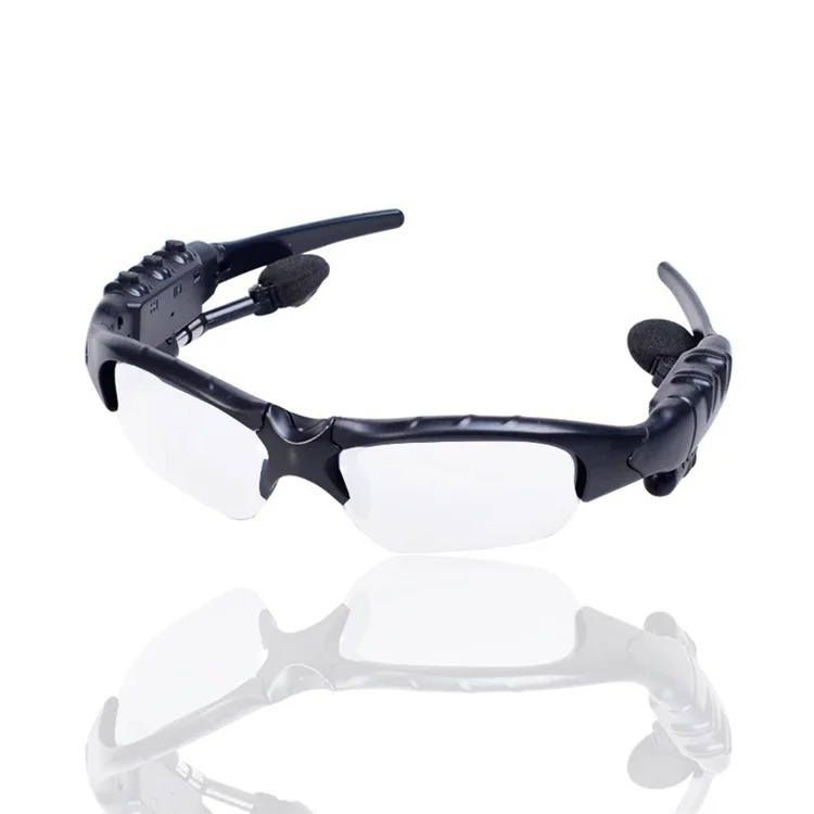 Custom Logo Hot Sell Outdoor Cycling Sports Glasses Wireless Headphones With Microphone Smart Bluetooth Of Headphones Sunglasses