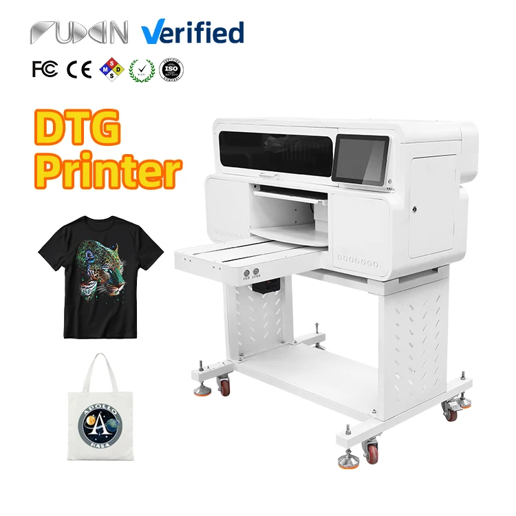 Factory Price DTG Digital Inkjet Printer 2Pcs I3200 Printheads DTG T-shirt Printing Machine
