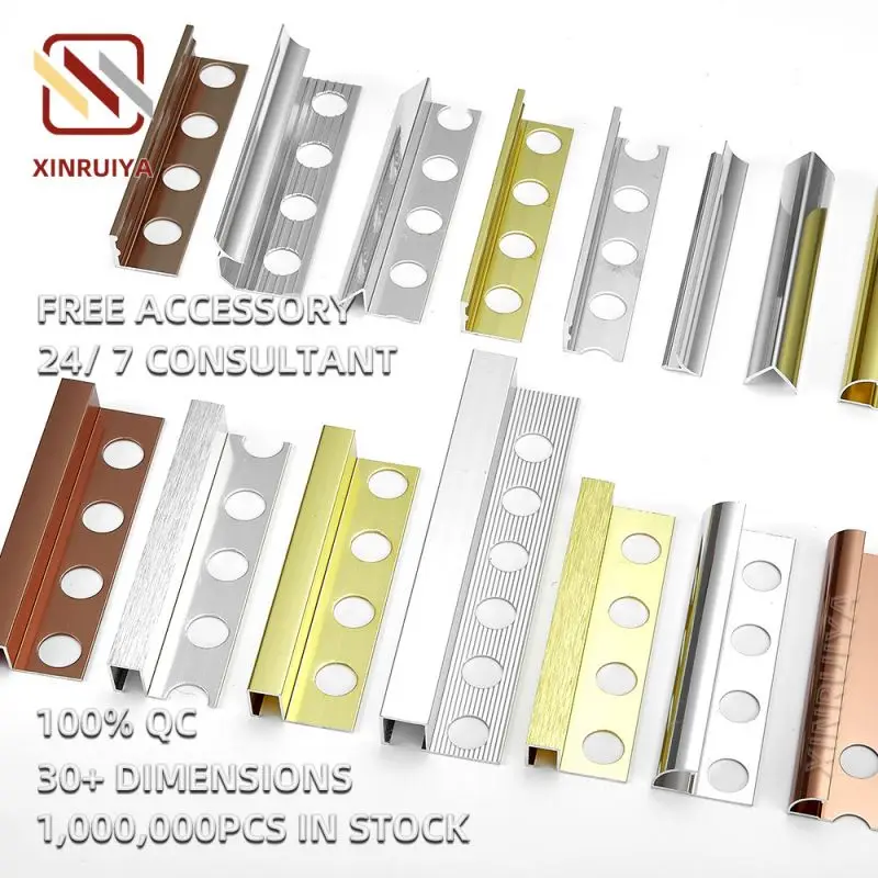 Bathroom Wall Tile To Timber Floor Tile Trim Step Metal Edging Edge Threshold Baseboard Floorboard Trim Strips Beading