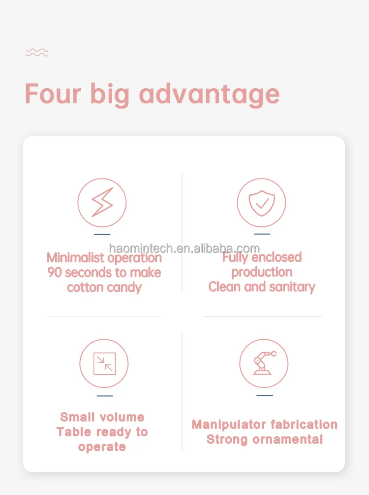 Semi-automatic Cotton Candy Making Machine for Small Business Self Service Candy Floss Vending Machine 30 Languages  Choose
