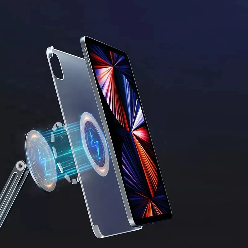 Boneruy Ergonomic Tablet Stand Aluminum Rotate Folding Magnetic Tablet Holder Tablet PC Stand for iPad