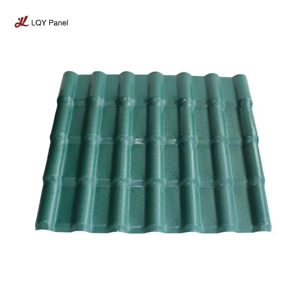 Hotsale 2.5mm Weather Resistant colorful ASA synthetic Resin Roof Tile For roof decoration roof flap