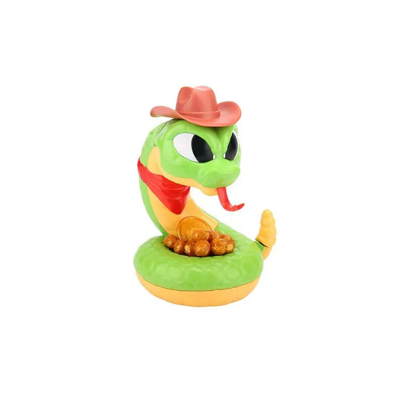 Fidget Toys Electric rattlesnake toy desktop parent-child interactive fun decompression biting hand snake trick toy