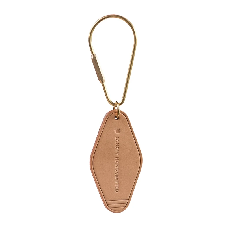 DAQIDO Hotel Keychains Multicolor Genuine Leather Keychain