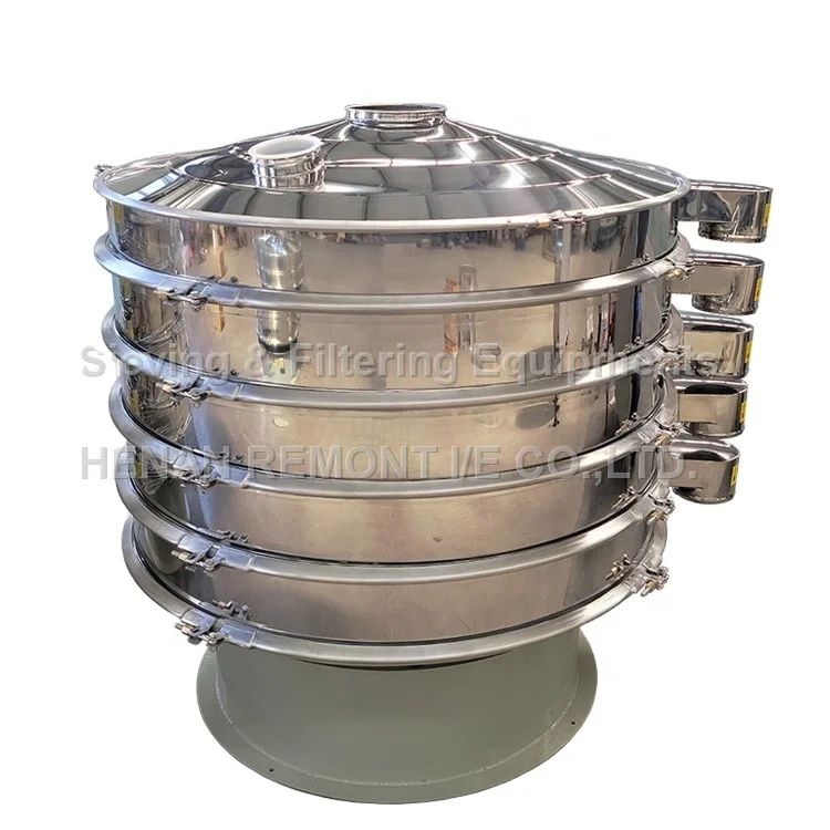 Rotary Circle Vibrating Screen Automatic Sieve/fine Powder Circular Vibratory Sifter Sieve Machine