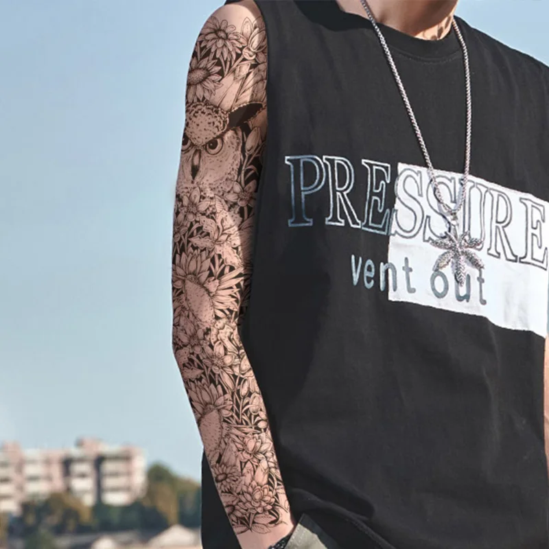 Custom Best Selling Super Big Tattoos Sticker Women Men Full Arm Shoulder Temporary Body Tattoo Designs