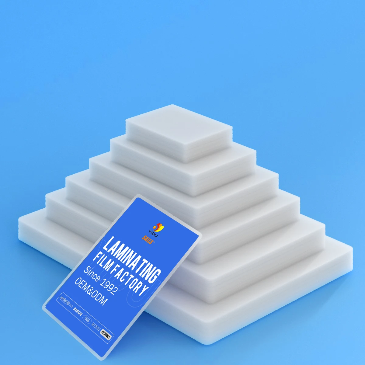 Yidu лидер продаж пакеты для ламинирования PET EVA PE размер письма 5 мил 8 5x11 дюймов