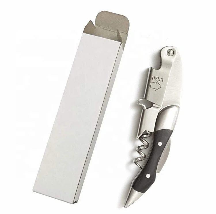 Professional hinge fulcrum wine waiters corkscrew for wooden handle