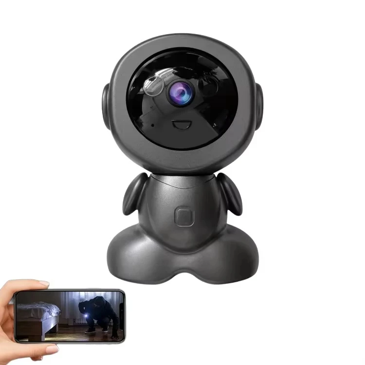 Оптовая продажа робот-монитор для домашних животных 1080P домашняя умная Беспроводная полноцветная камера ночного видения видеонаблюдения Wi-Fi