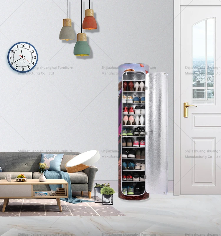 Export high quality PVC material slim shoe cabinet hospital shoe cabinet home shoe rack