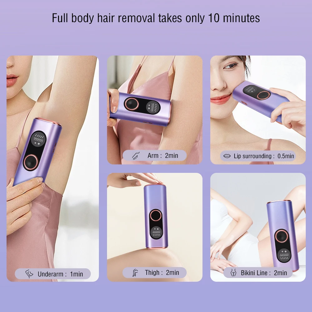 Good Selling Handheld Painless Hair Remover For Women&men Ipl Hair Removal Device At Home