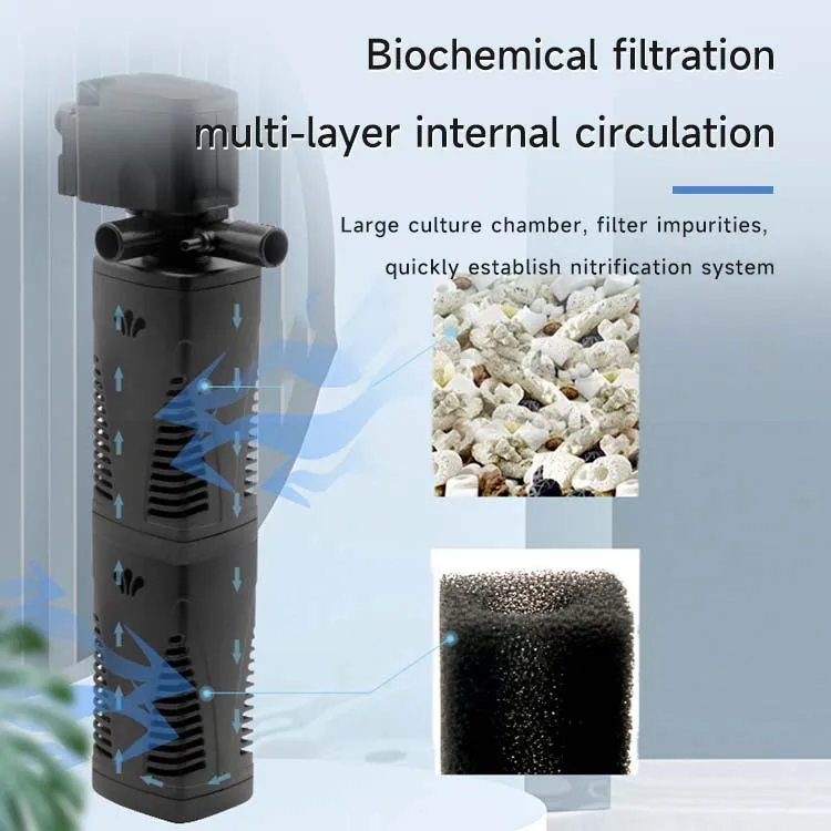 Hot selling aquarium accessories filter internal submersible fish tank filter aquarium water filter pump