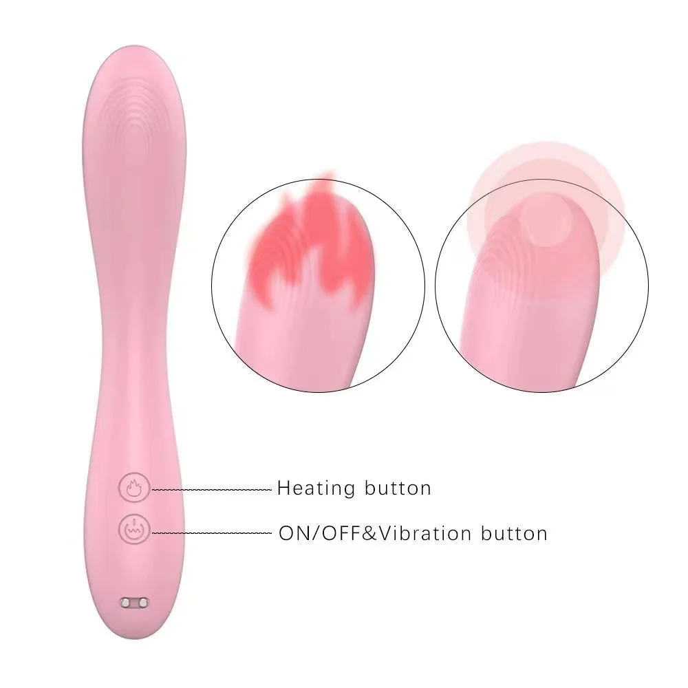 Hot Selling High-Quality Silicone AV Stick Silicone G-spot Vibrating Female Masturbation Massage Stick Adult Sex Toys