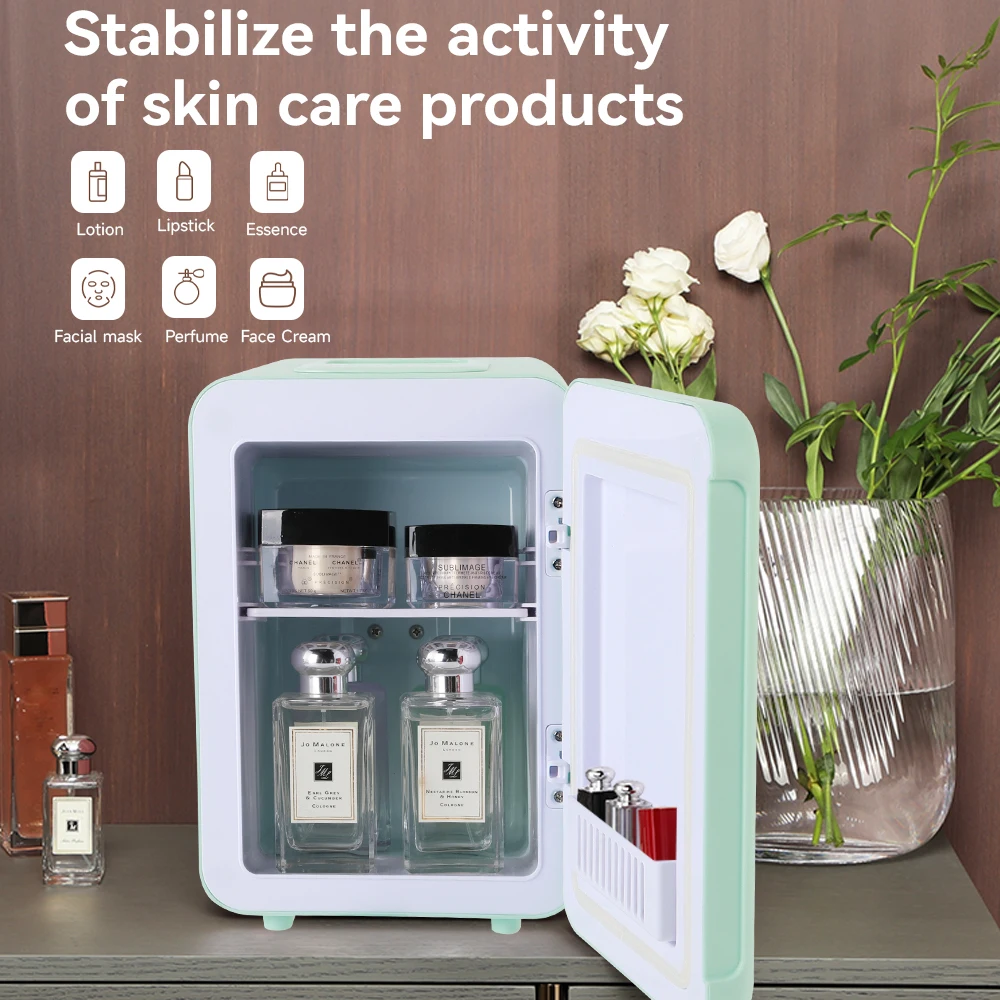 Hot 4 Liter Mini Fridge Portable Refrigerator Portable Warm And Cold Low Noise Support Customized High Quality