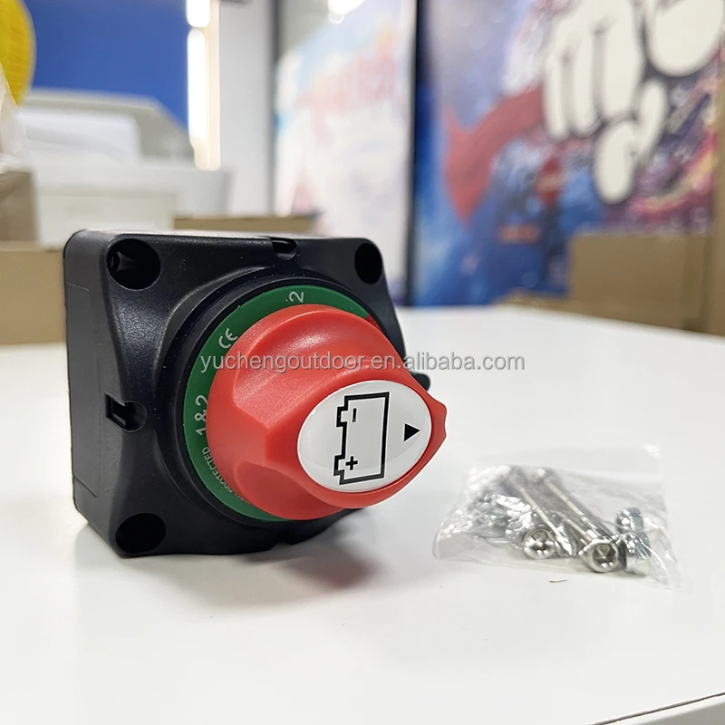 /275A High Current Heavy Duty Disconnect Isolator on OFF Battery Switch 12V - 48V 200A Fuse Switch Disconnector 12V-48V DC 48