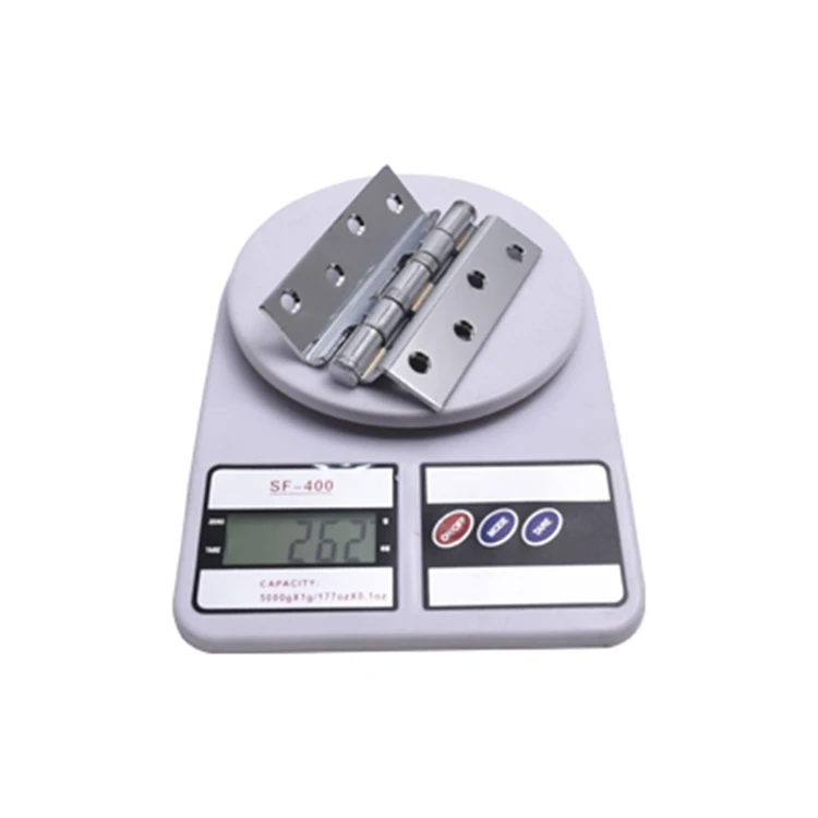 Hight quality 4 inches 2BB Flat Head Bending Door lock Hinge brass bending crank door hinge