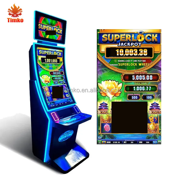 32 43 inch Vertical LCD Touch Screen Fire Link /Piggy Rakin /Bacon Fusion /Super Lock Game Board