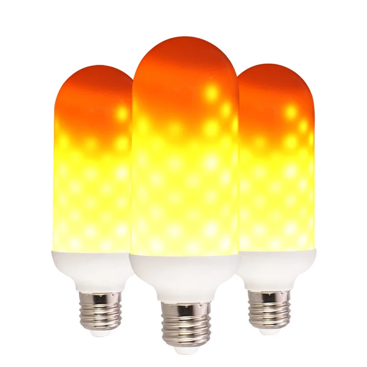 Hot sale christmas decoration flashing effect light bulb gravity sensor led simulation flame light