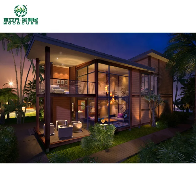 
Prefab European modern house assembling prefab houses 4 bedrooms 