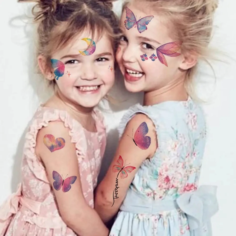 3D Temp Realistic Tattoos Stickers Long Lasting Temporary Tattoos For Women Arm Neck