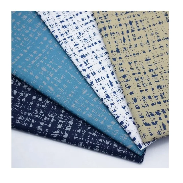 Unique Patch Printed Customized Color 100% Cotton Twill Fabric