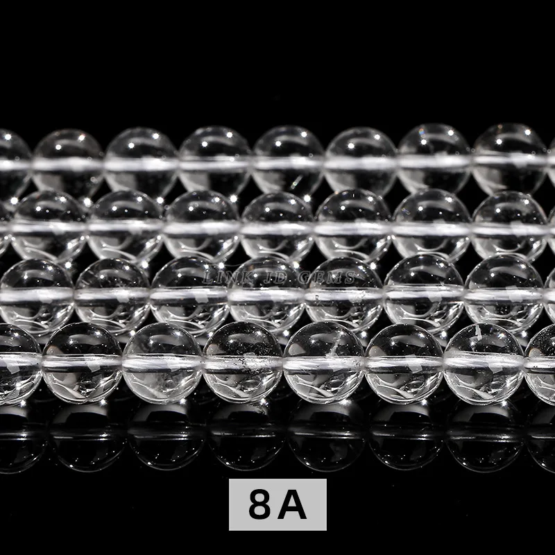 Factory Direct Supply Of Natural White Crystal Loose Beads For Diy Jewelry Bracelet Beaded Crystal Beads Products Wholesale