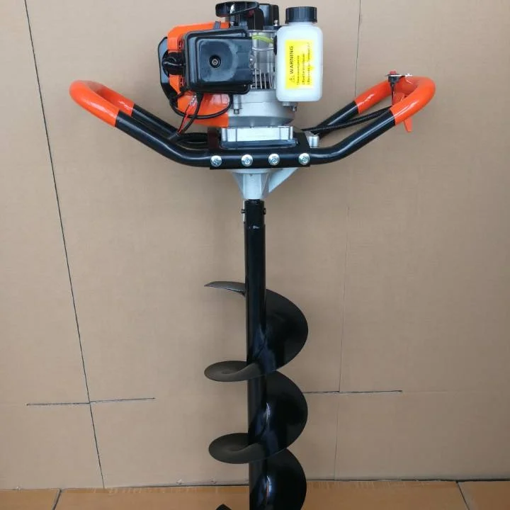 Cheap gasoline-powered ground hole drill earth auger 52cc gas earth auger