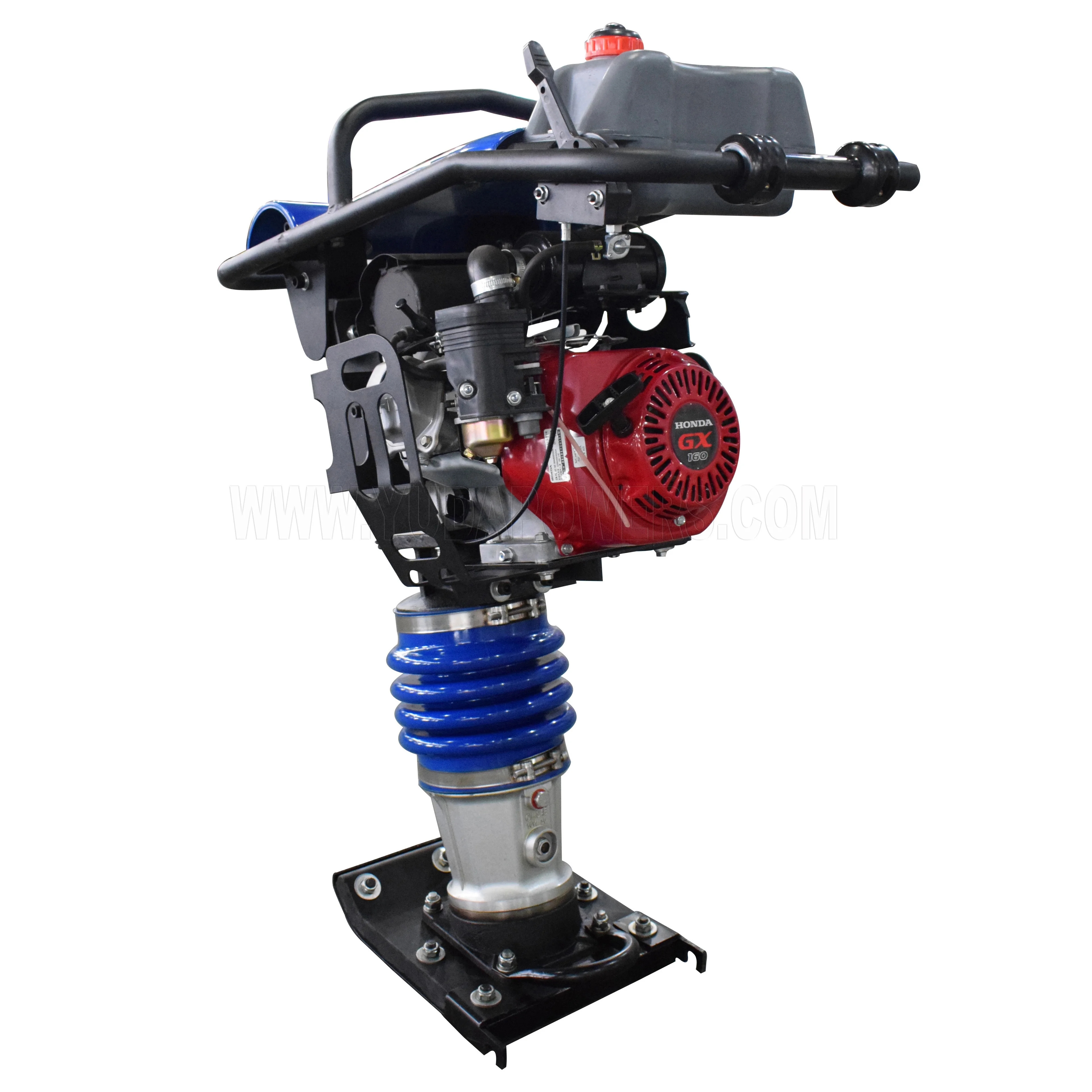 Высококачественный бензиновый уплотнитель двигателя Honda GX160 5.5hp трамбовочный станок 80 кг из