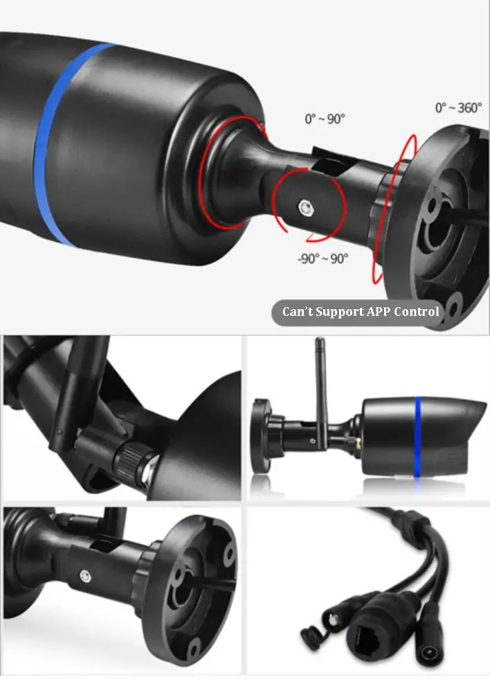 Cheap 1080P P2P CCTV Security Surveillance Outdoor WIFI Bullet Camera with APP Mobile Monitoring