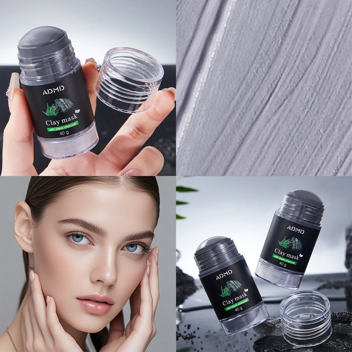 Factory Facial Care Mud Mask Moisturizing Anti Wrinkle Acne Treatment Whitening Black Charcoal Gentle Cleansing Clay Mask Stick