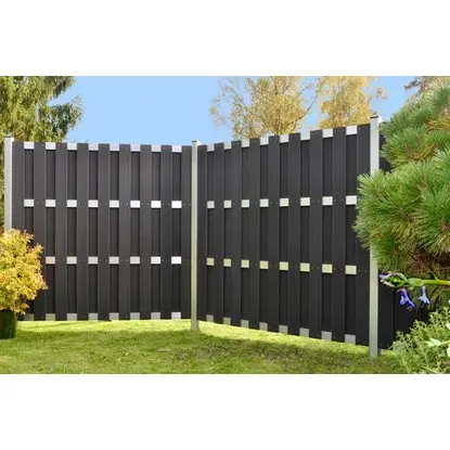 Low price waterproof wpc wood plastic composite fencing WPC Fence