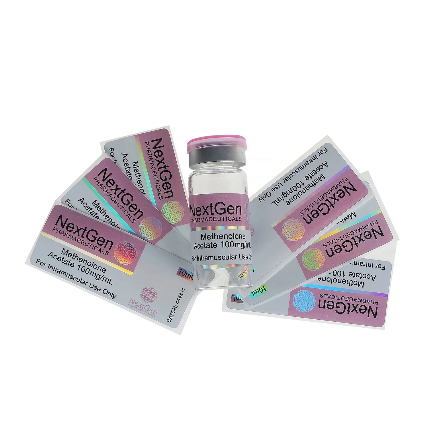 Medical Steroid Vial Packaging 10 Ml Vial Labels