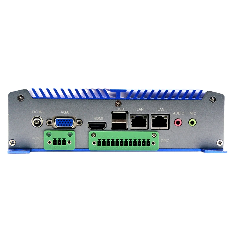 cheap atom core 2 D2550/N2800 processor mini computer dual lan port with 4* USB2.0  fanless pc linux