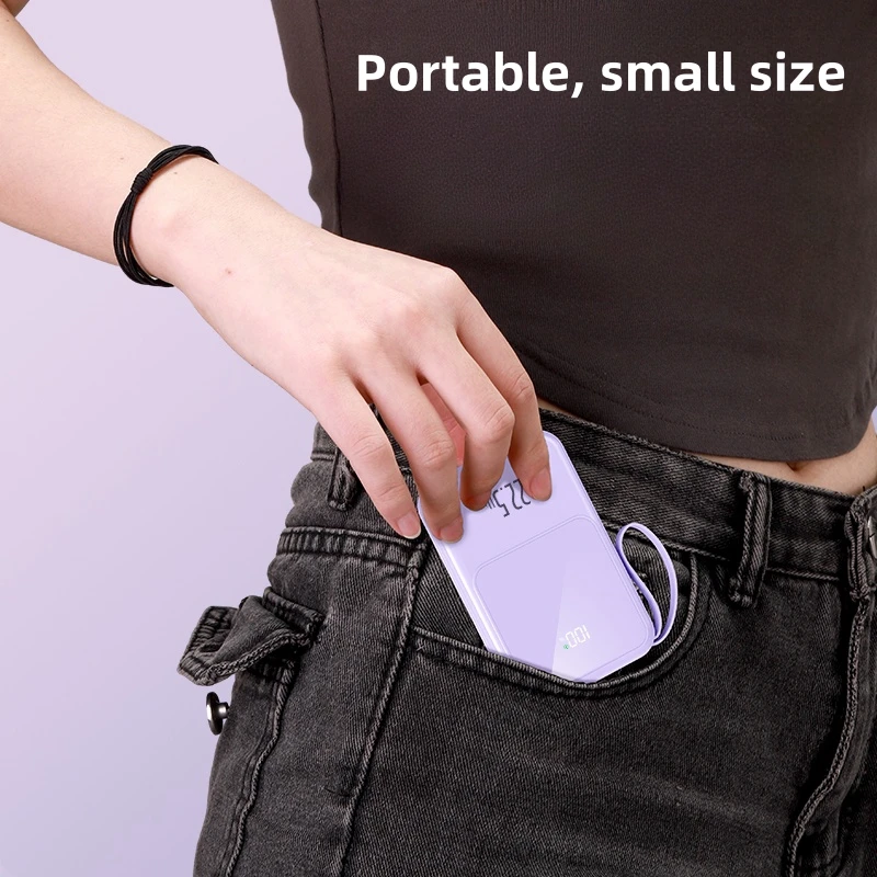 Belt Line Fast charging power bank 20000mAh Magnetic Wireless charger Portable Charger