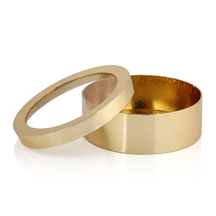 Custom Special Gold Paper Luxury Clear Pvc Packaging Cylindrical Round Box Underwear