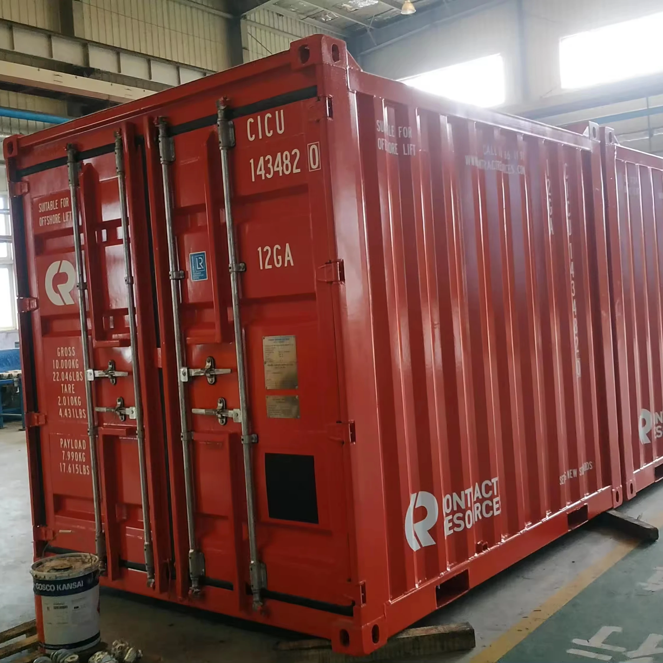 Сертификат DNV морской контейнер 20 футов сухогрузный доступен для нефтегазовой платформы