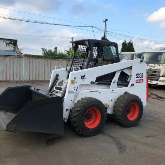 Used Mini Skid Steer Loader Bobcat s300 Wheel Small Skid Steer Loader Second hand Loader Bobcat S300
