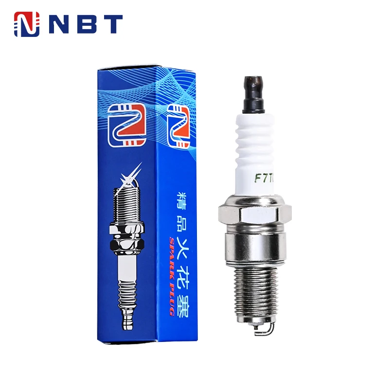 NBT F7TC Spark Plugs Manufacturer Double Platinum Premium Quality BUJIA Spark Plugs for Garden Machine 168F Engines Wholesale