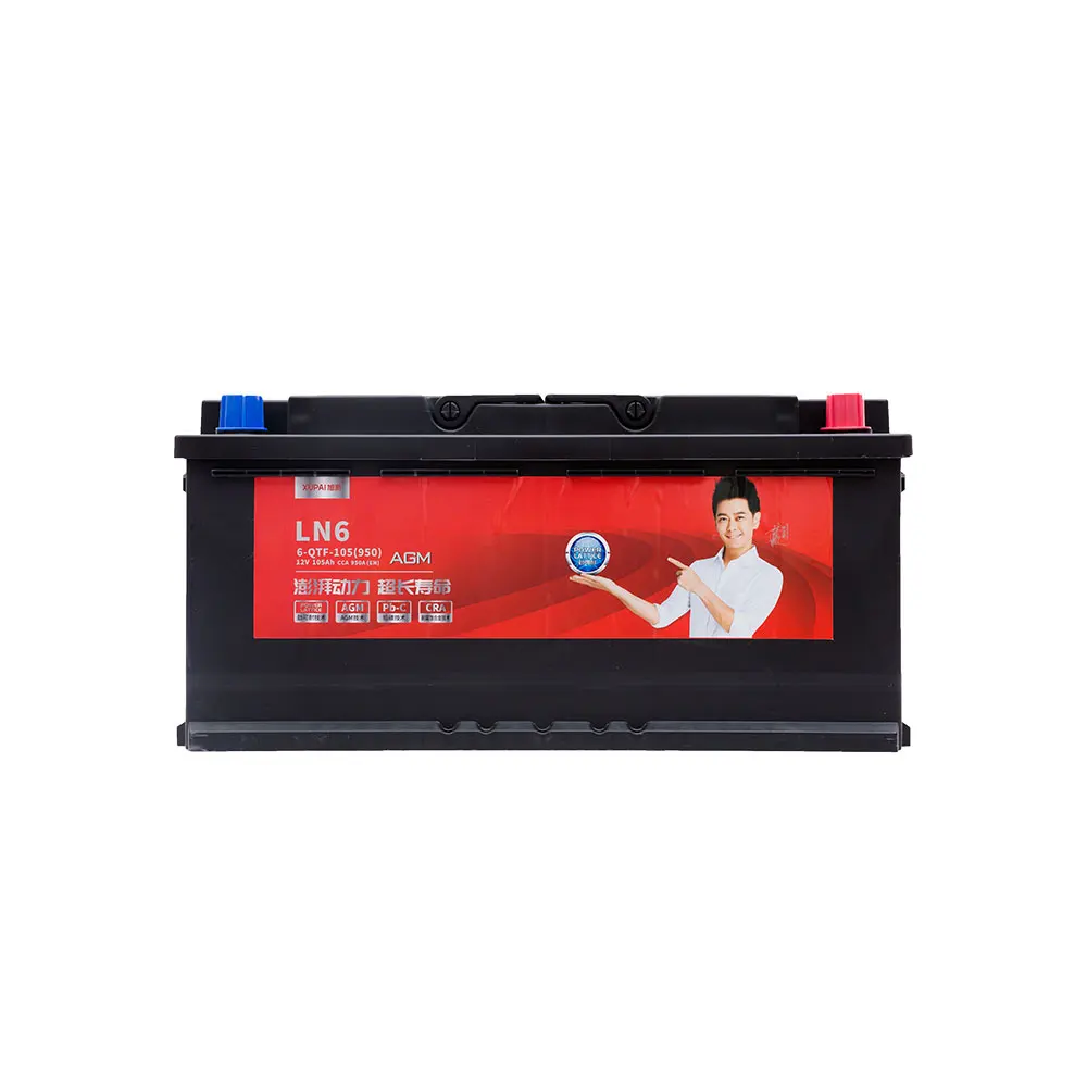  Высококачественный стартер LN6 6-QTF-105/12V105AH для автомобильного аккумулятора BMW аккумулятор