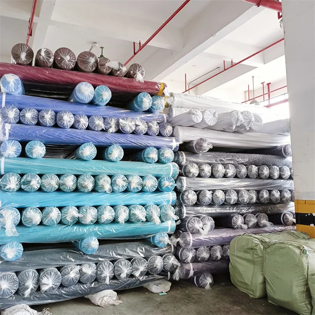 factory wholesale 100% polyester brushed fabric plain dyed bed sheet Microfiber fabric