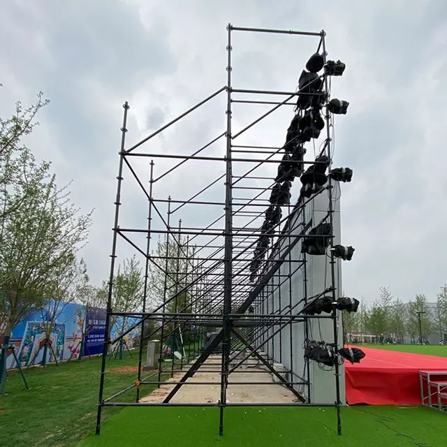 Aluminum frame sound shelf stage truss manufacturers outdoor activities auto show frame