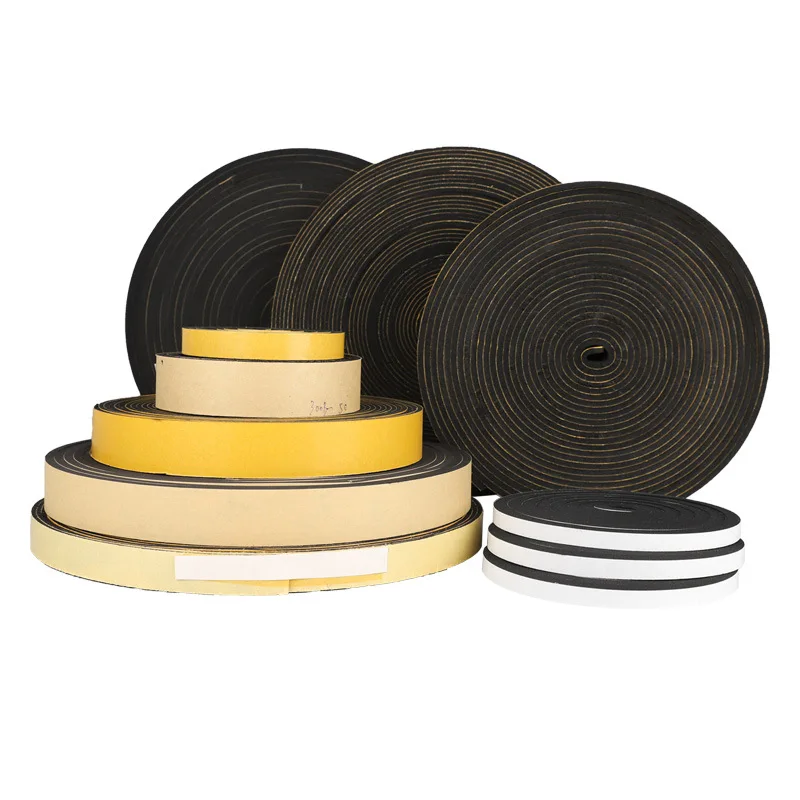 Waterproof Sealing Strips Neoprene Single-sided Adhesive Eva Seal High Density Foam Tape