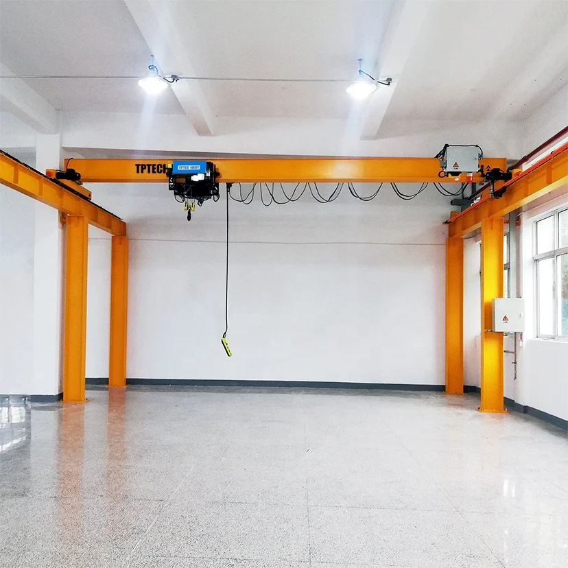 EOT Crane Single Girder Overhead Crane lifting 3.2t Overhead Traveling crane with electric hoist For Factory