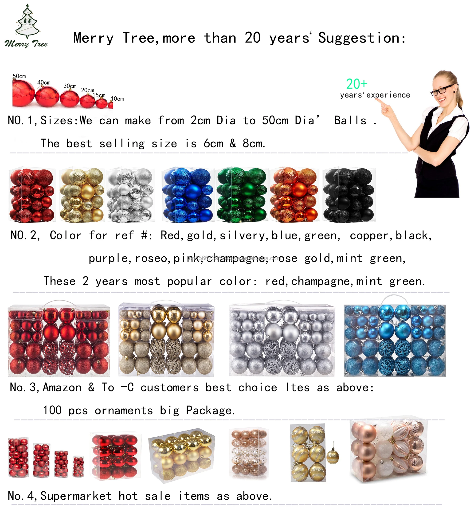 8cm Transparent Snow Christmas Ball Handmade Painted Ball Christmas Tree Ornament Pendant