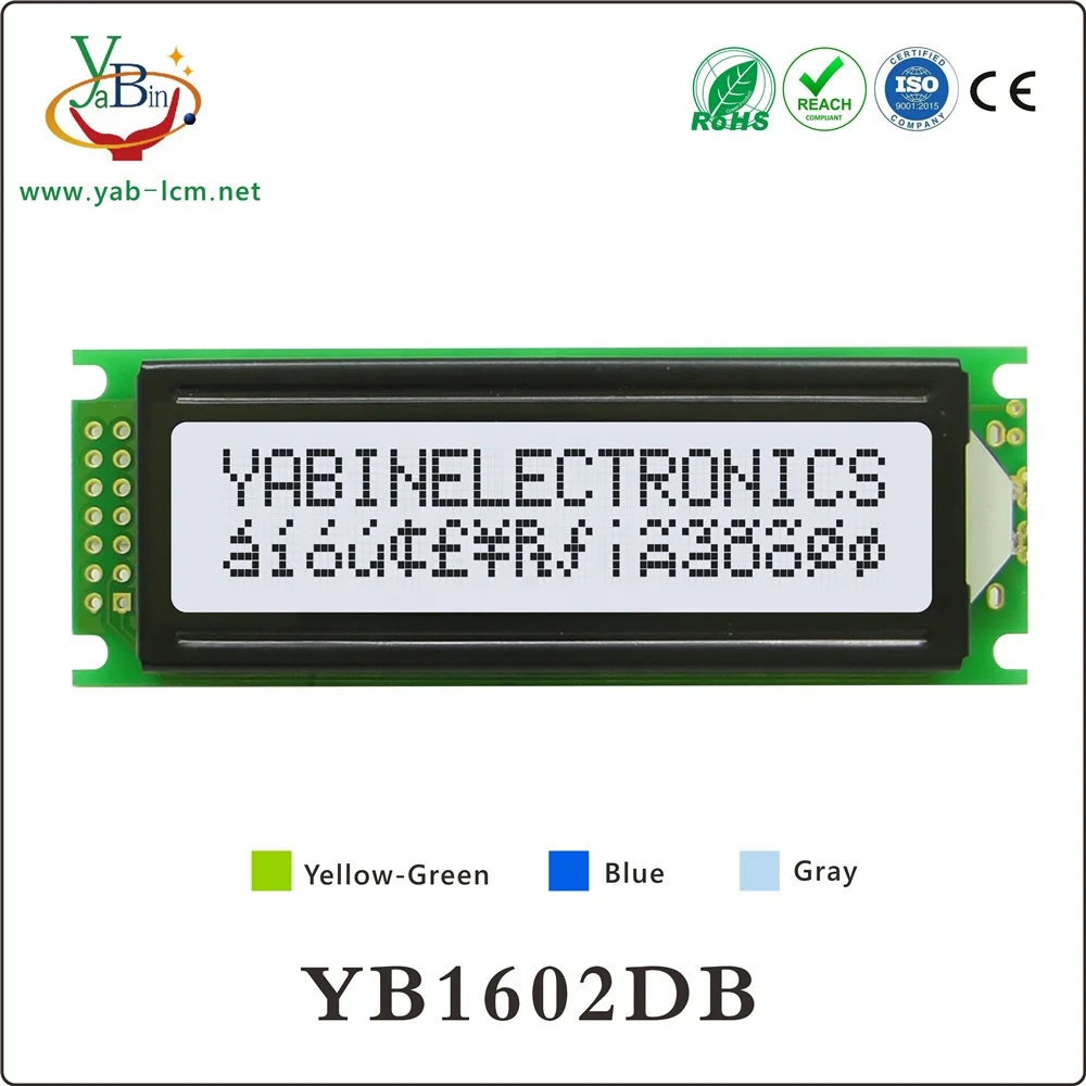 Blue, Negative Mode ,Mono Lcd 16X2 Character lcd  Display (Size:85*30*12 Mm)