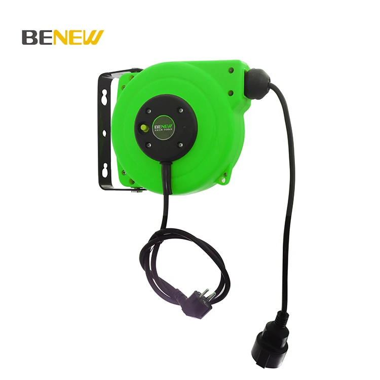 Factory wholesale HO5VV-F 3G1.5mm2 small retractable cable reel cord reel for home application