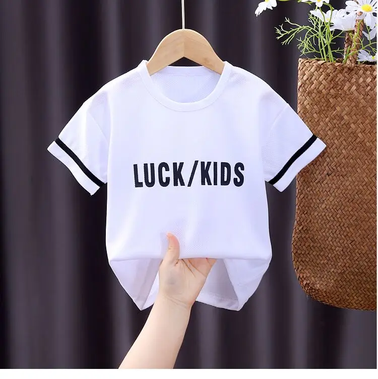 
wholesale Children short Sleeve t-shirt Custom Logo Printing jersey Plain boy baby tshirts 