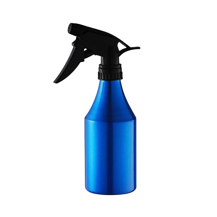 Personal care packaging 250ml  hair spray trigger bottle aluminum bottle