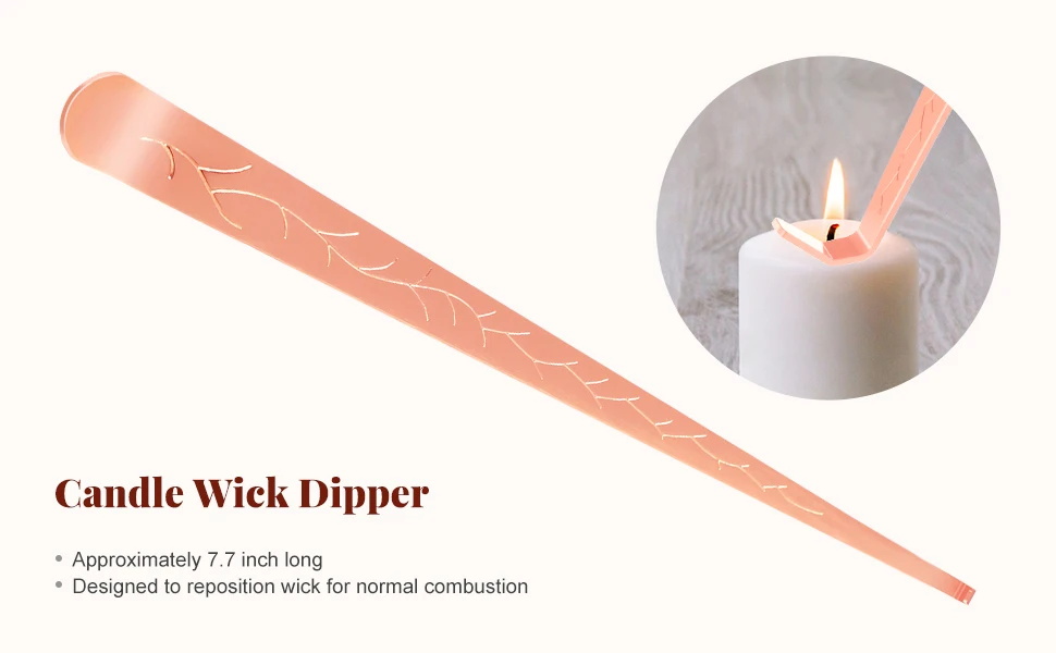 Candle Wick Trimmer Polished Stainless Steel Wick Clipper Cutter Scissors Candle Accessories