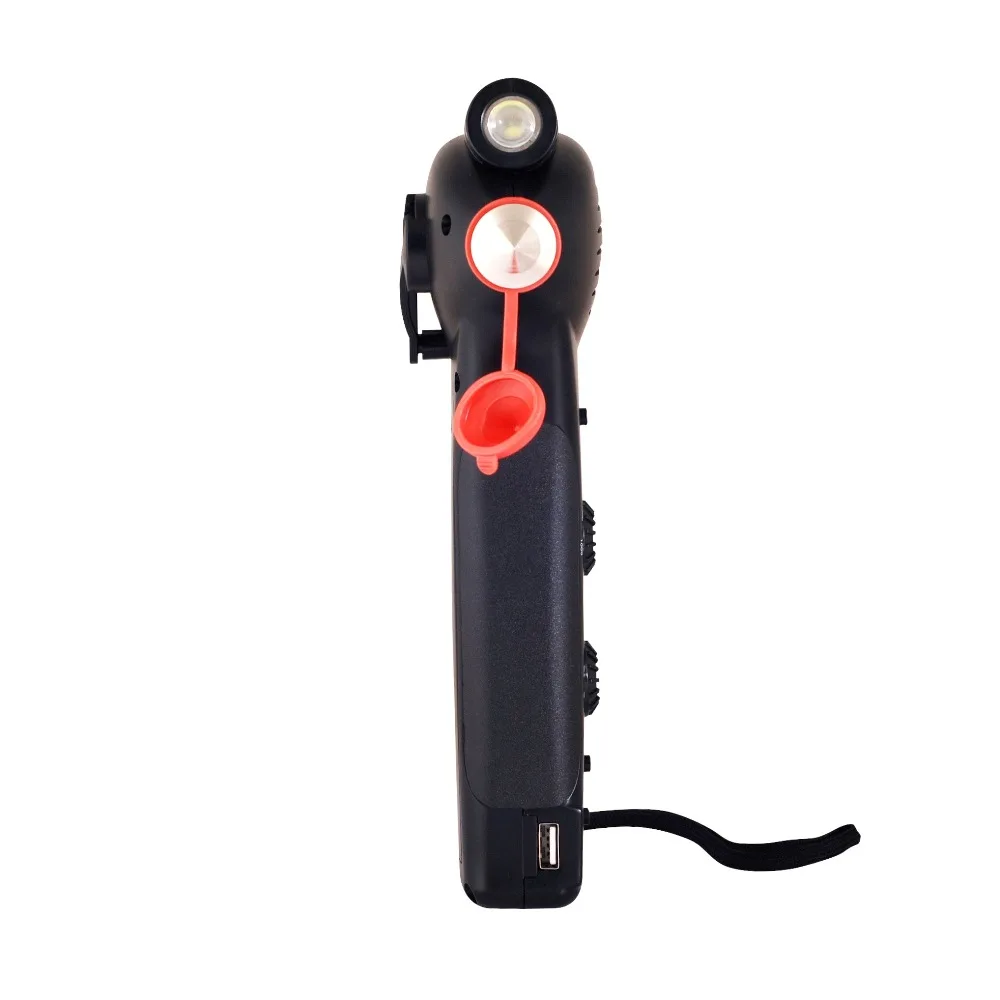 Car emergency tools rechargeable LED lamp AM/FM radio with smart phone charger multi-functional car tools with radio light